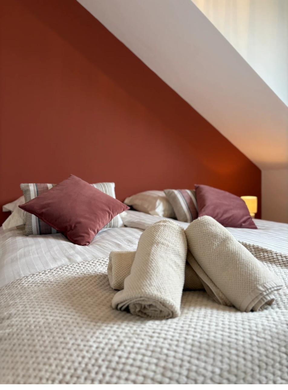 Comfortabele slaapkamer vakantiehuis BLESS Valkenburg centrum